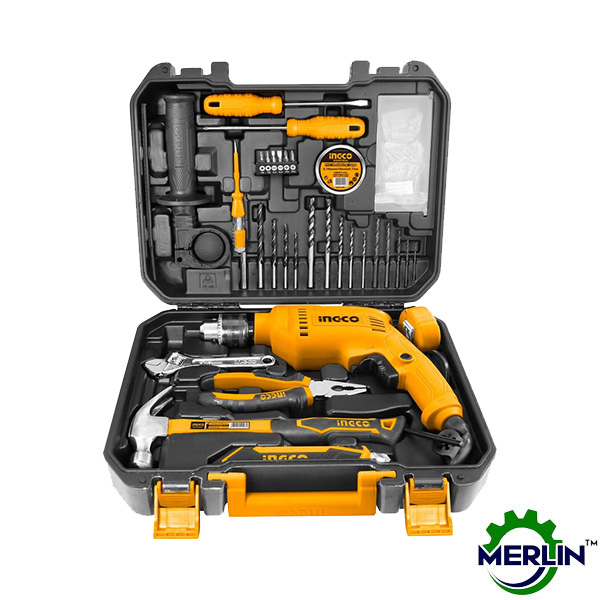 INGCO 111 Pcs 550w Drill Kit